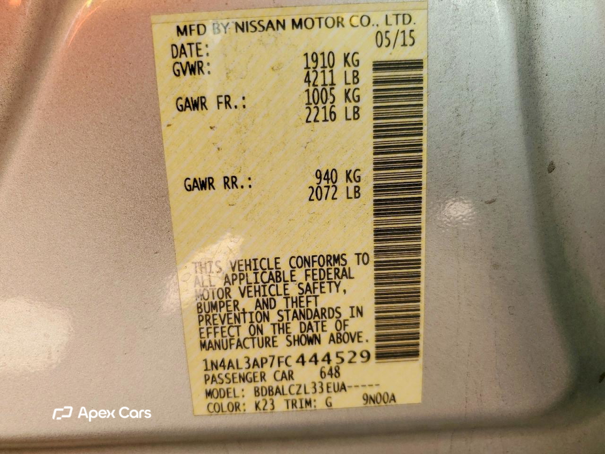 Nissan Altima 2015