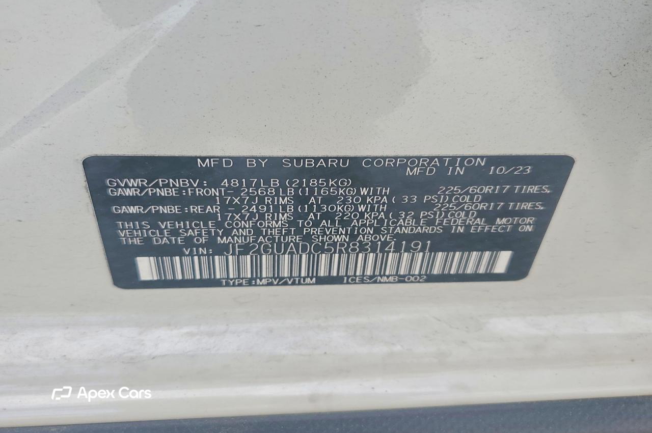 Subaru XV 2024