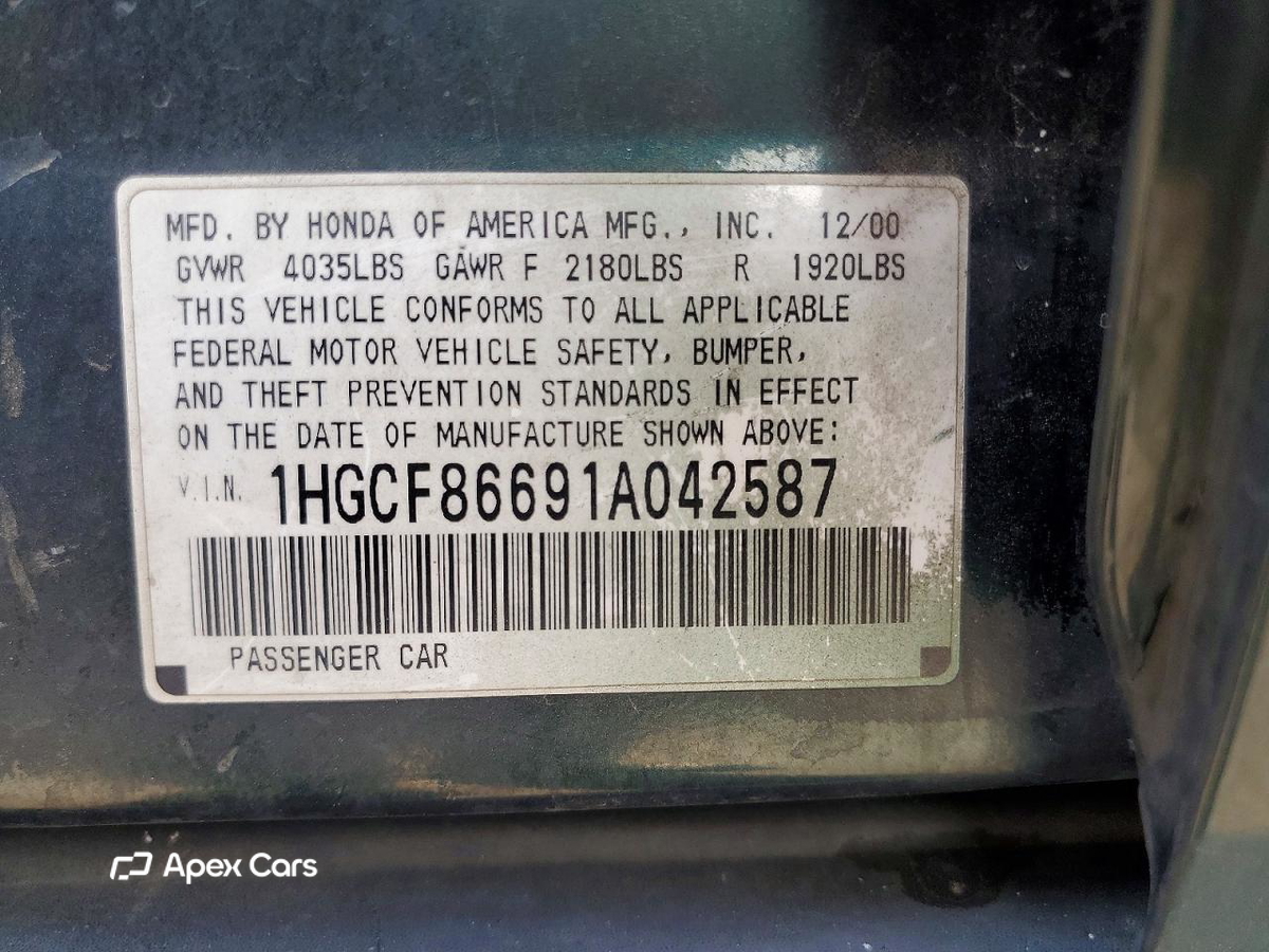 Honda Accord 2001