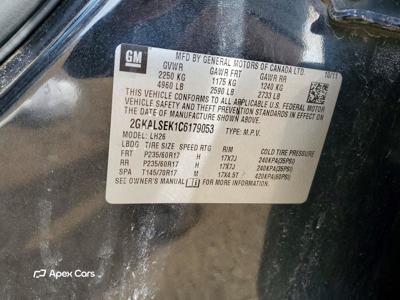 GMC Terrain 2012