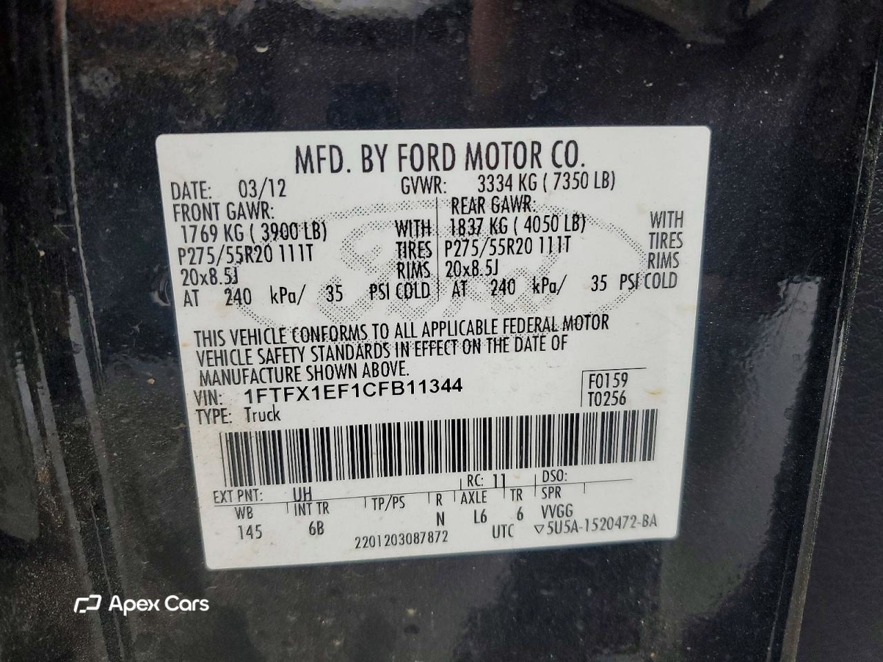 Ford F-150 2012