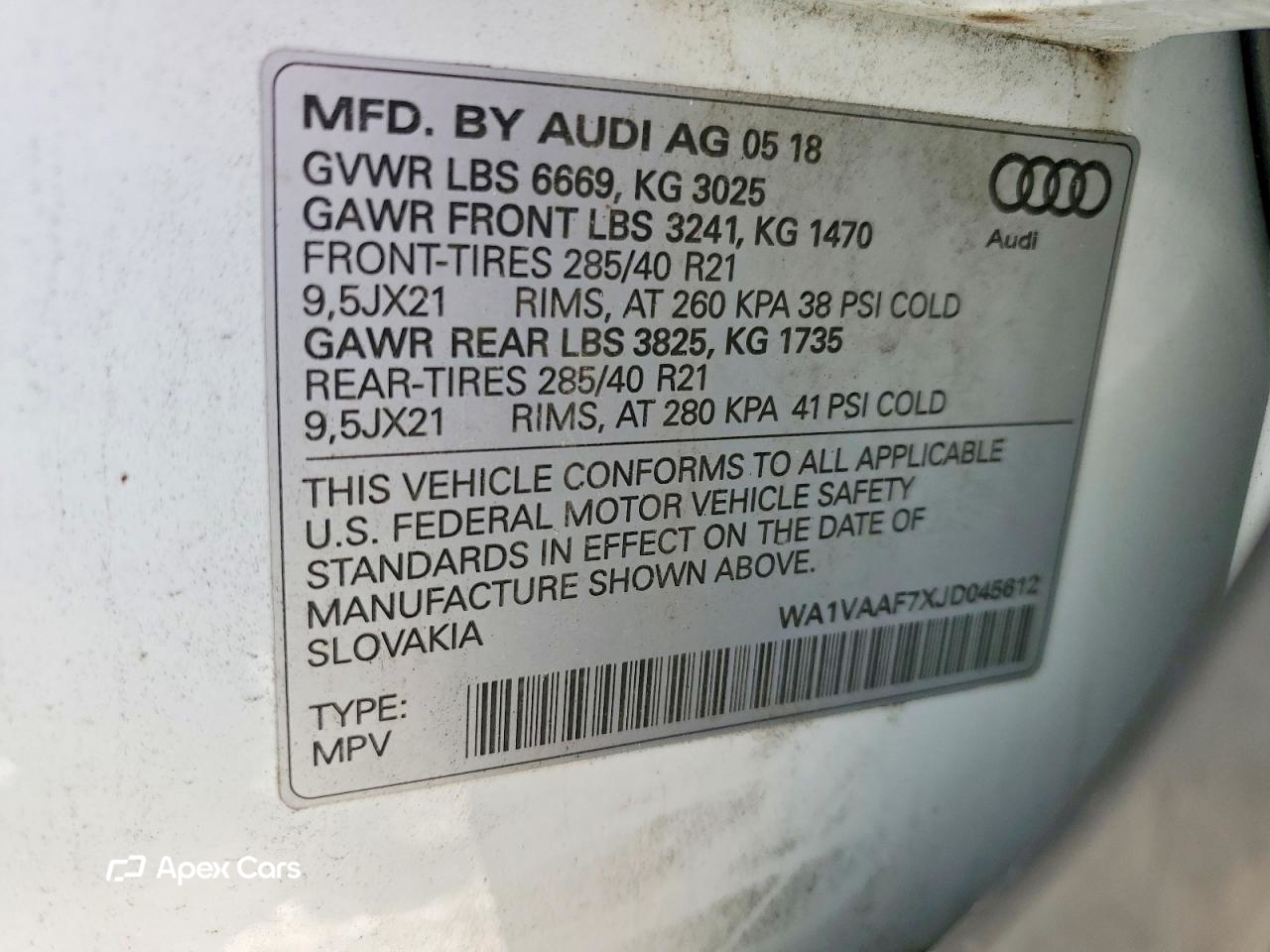 Audi Q7 2018