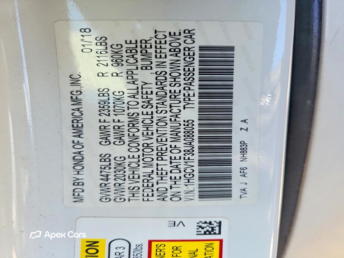 Honda Accord 2018