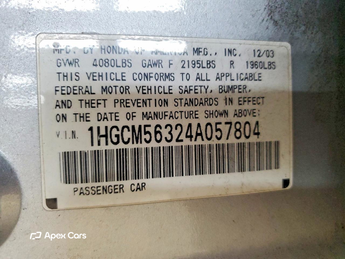 Honda Accord 2004