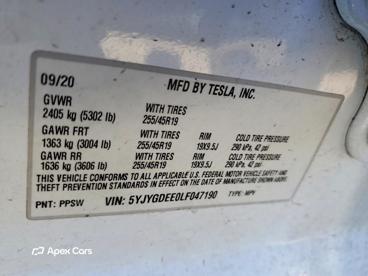 Tesla Model Y 2020