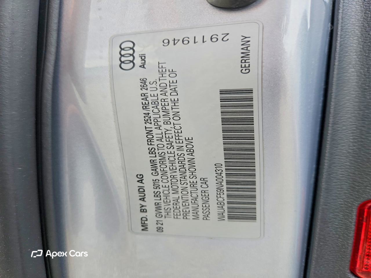 Audi A5 2022
