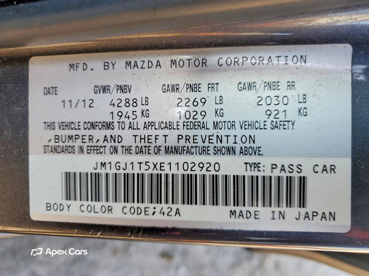 Mazda 6 2014