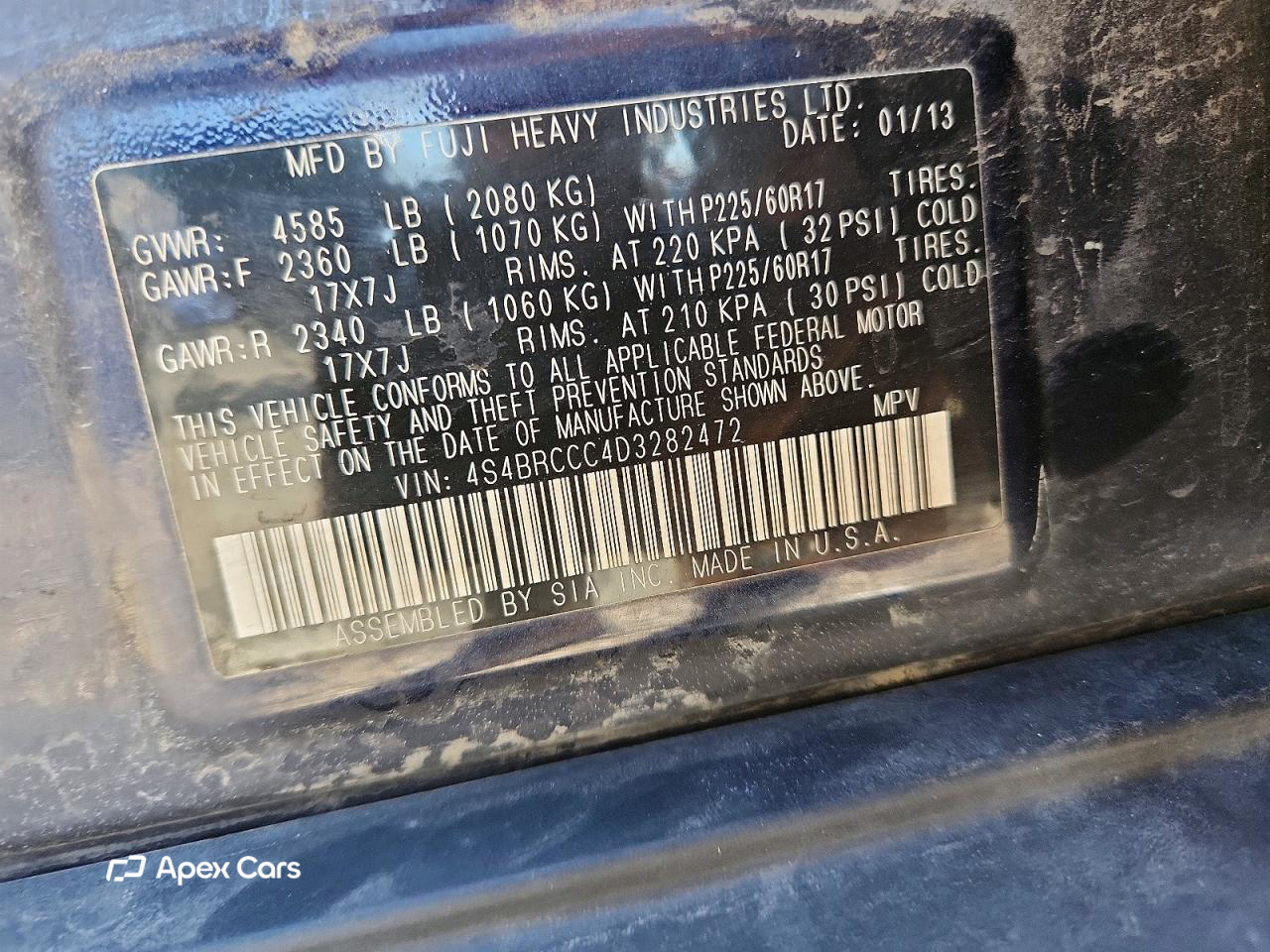 Subaru Outback 2013