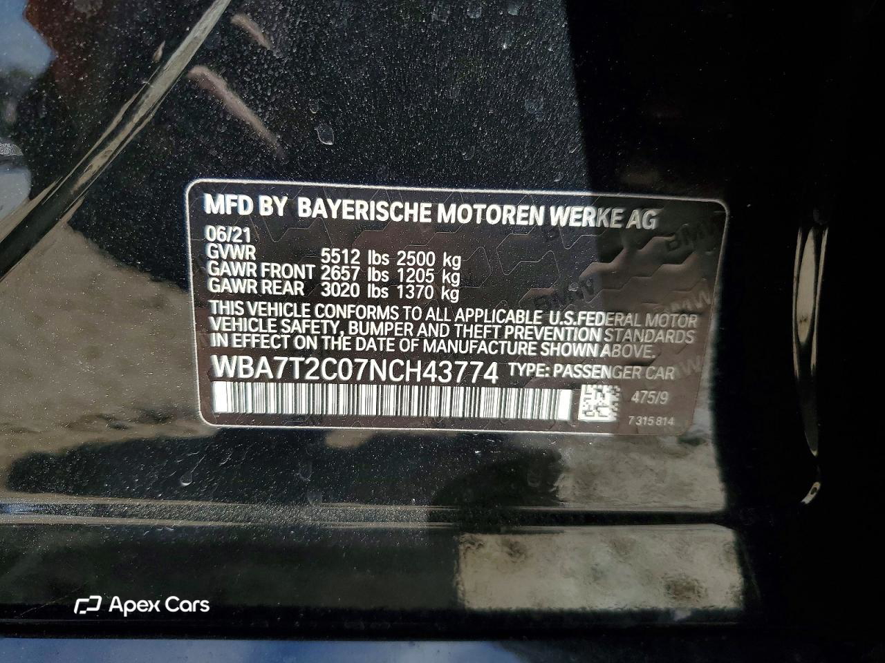 BMW Series 7 2022