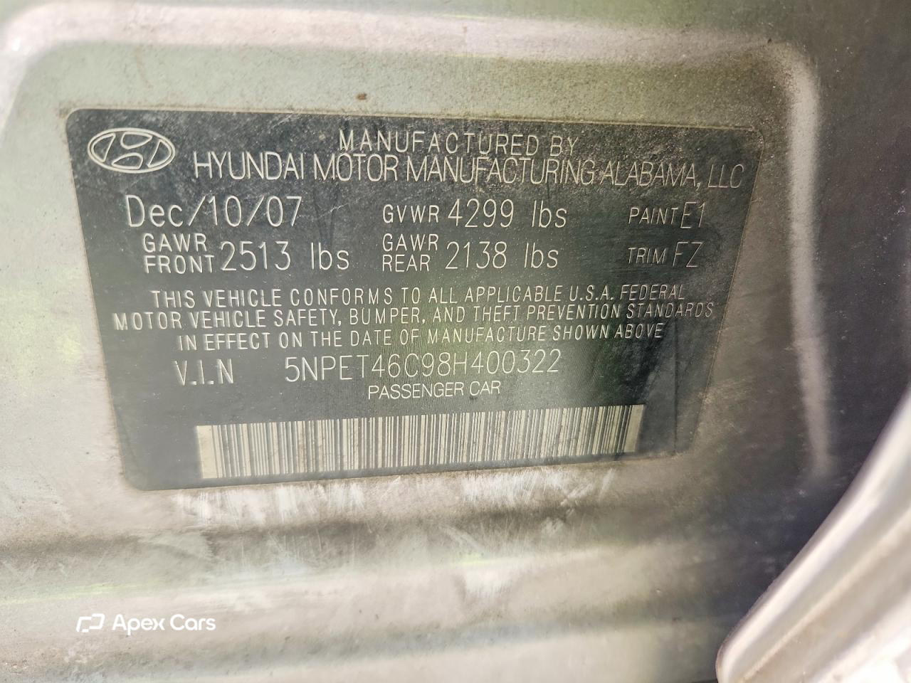 Hyundai Sonata 2008