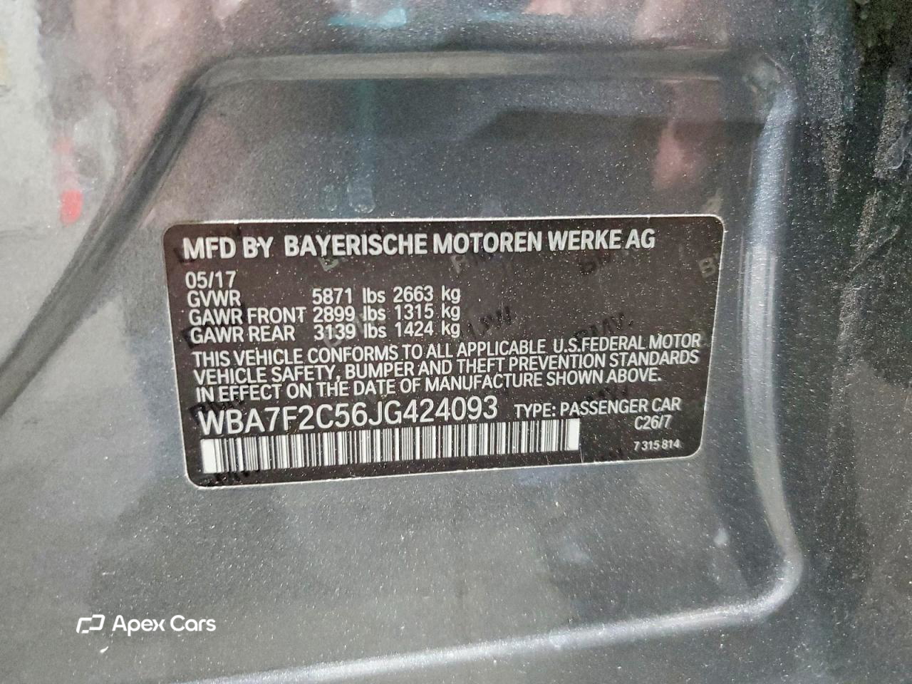 BMW Series 7 2018
