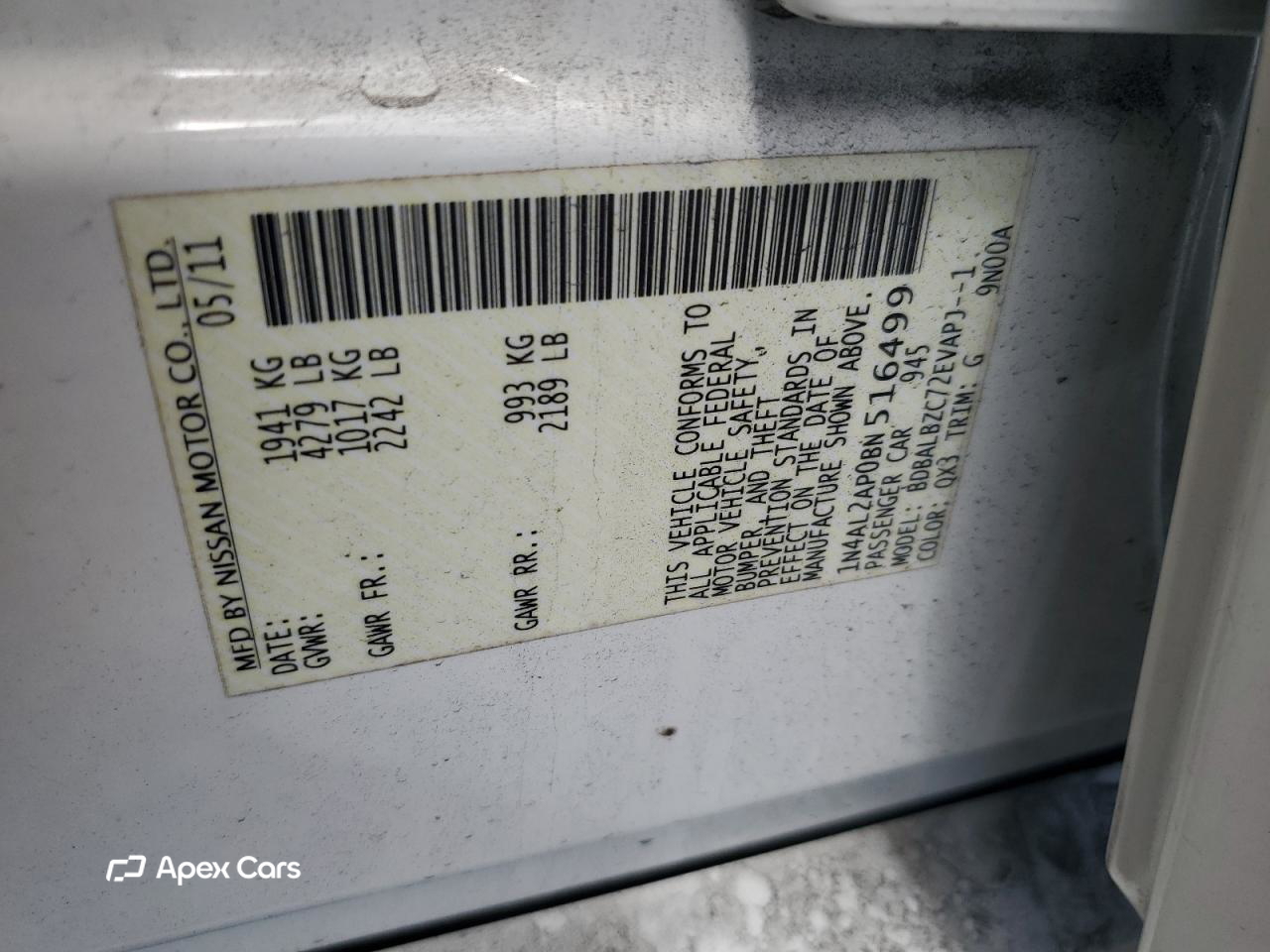 Nissan Altima 2011