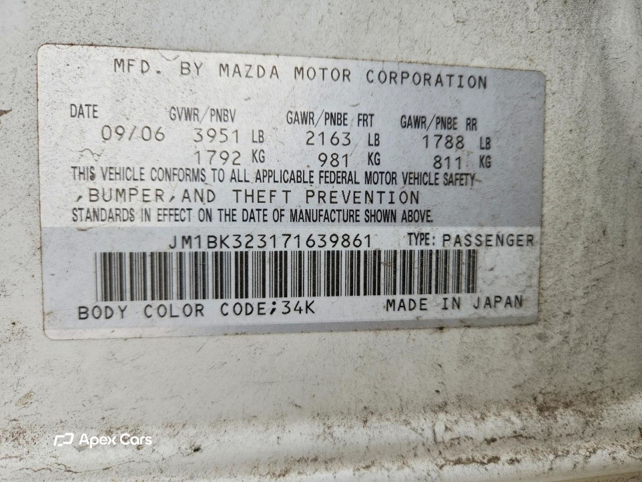 Mazda 3 2007