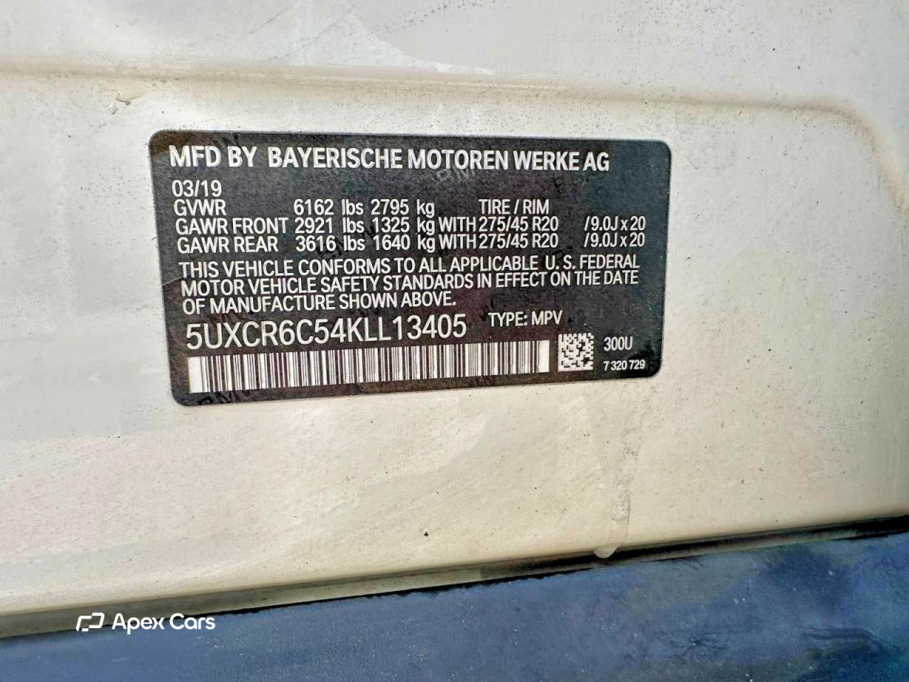 BMW X5 2019