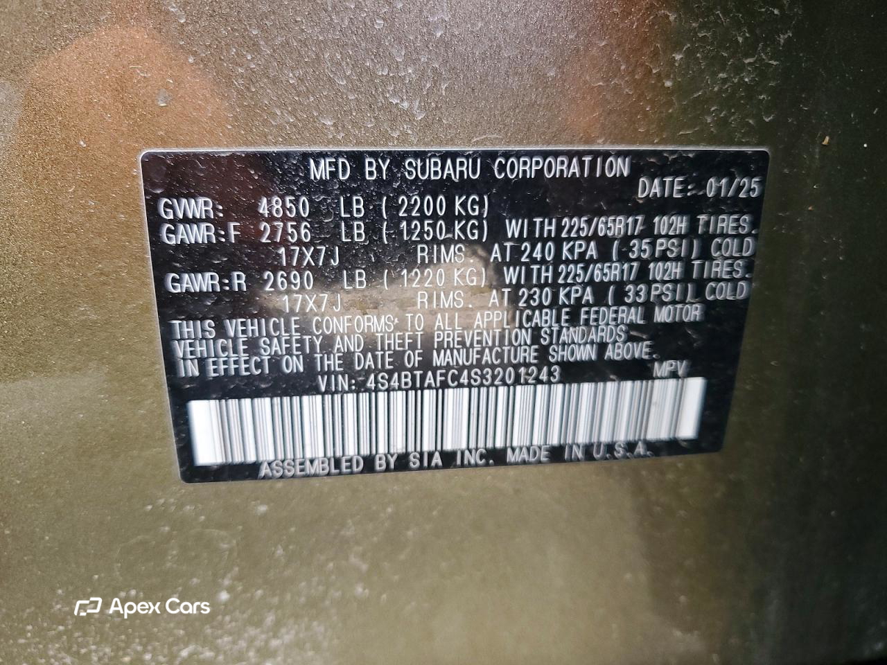 Subaru Outback 2025