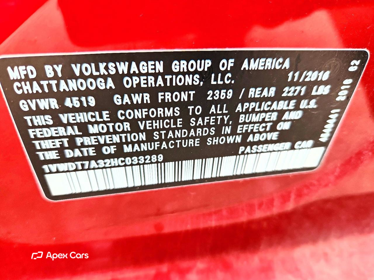 Volkswagen Passat 2017