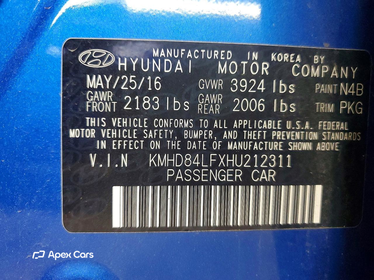 Hyundai Elantra 2017