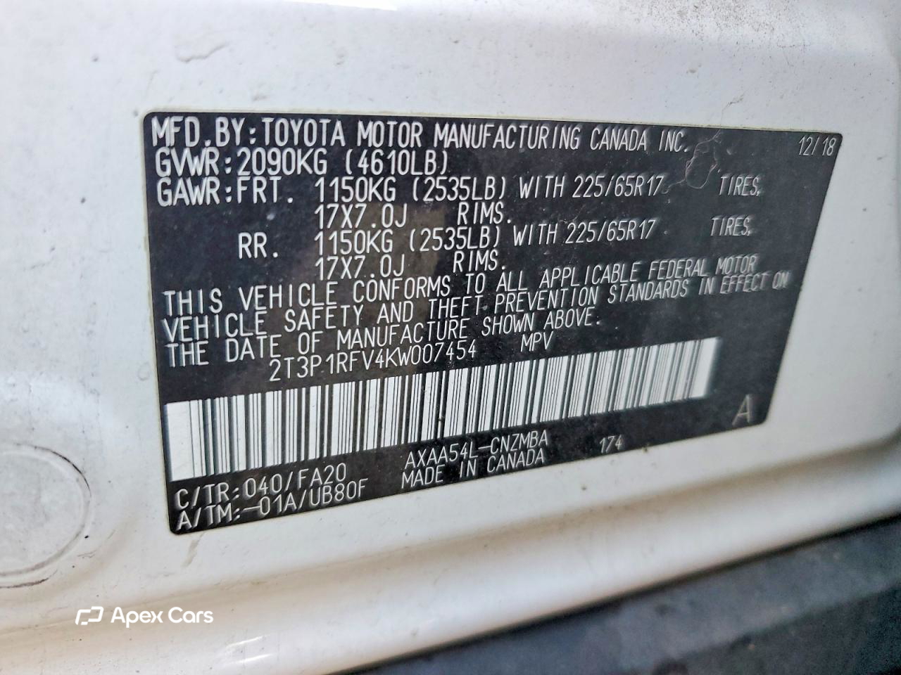 Toyota RAV 4 2019