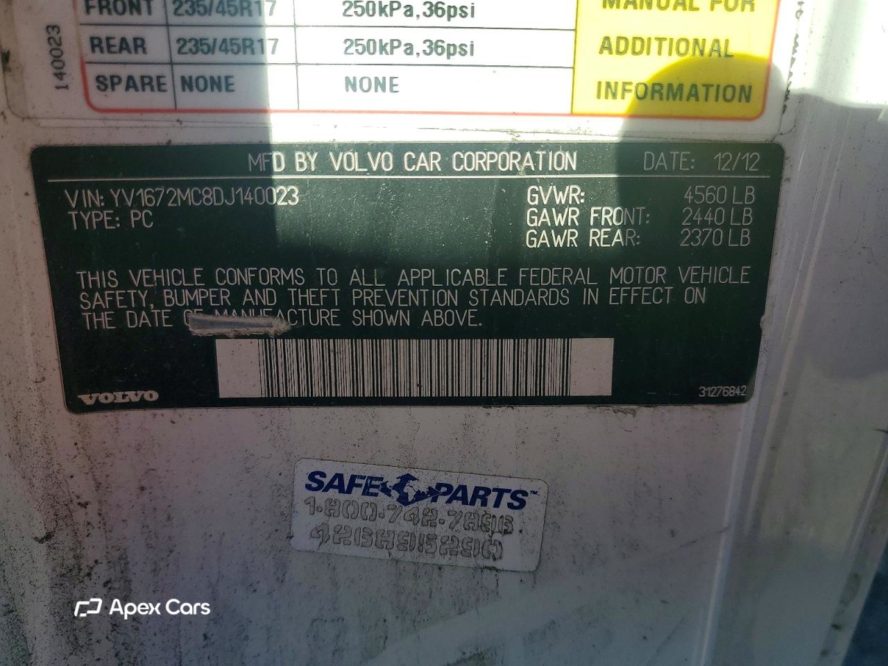 Volvo C70 2013
