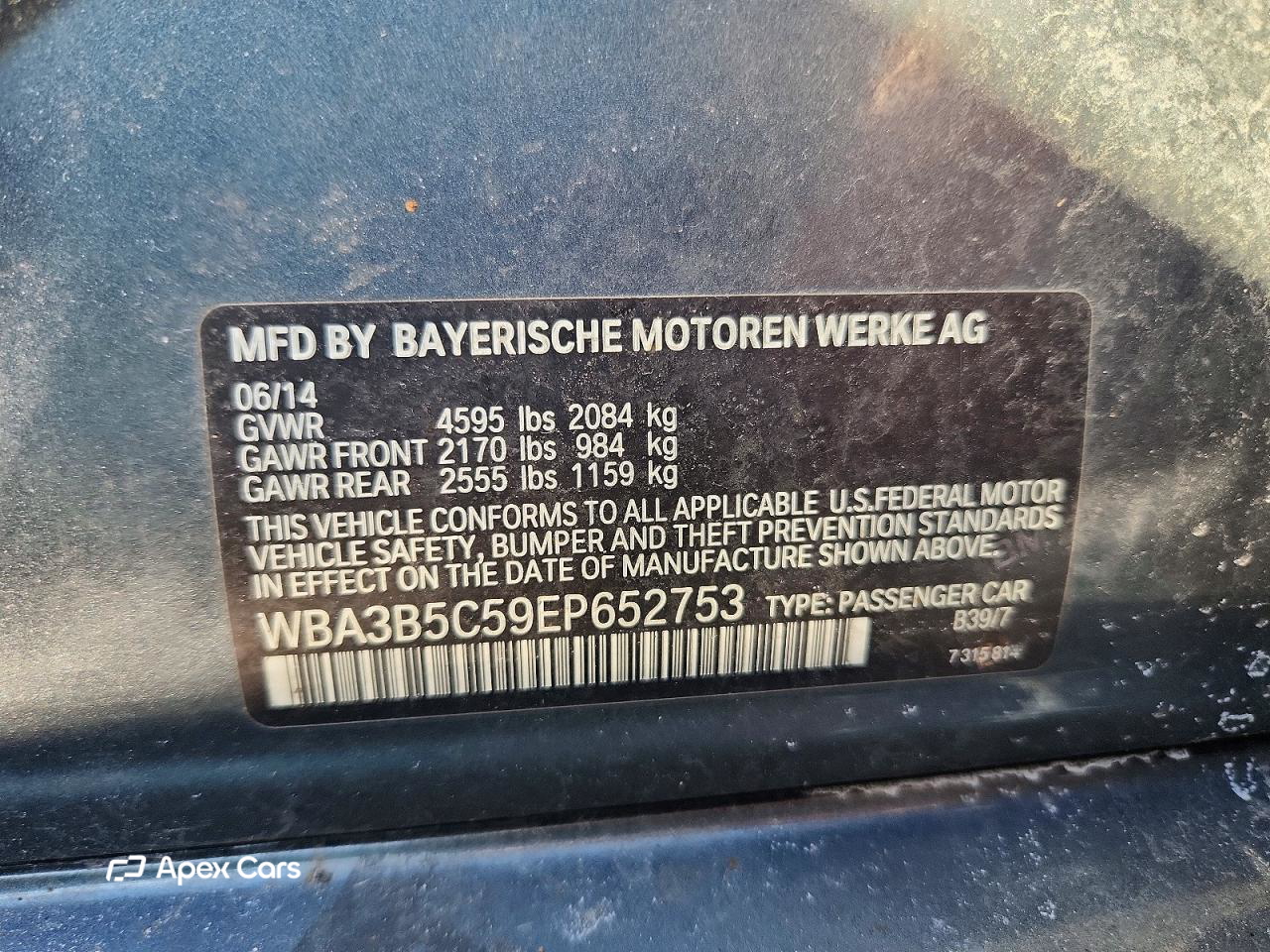 BMW Series 3 2014