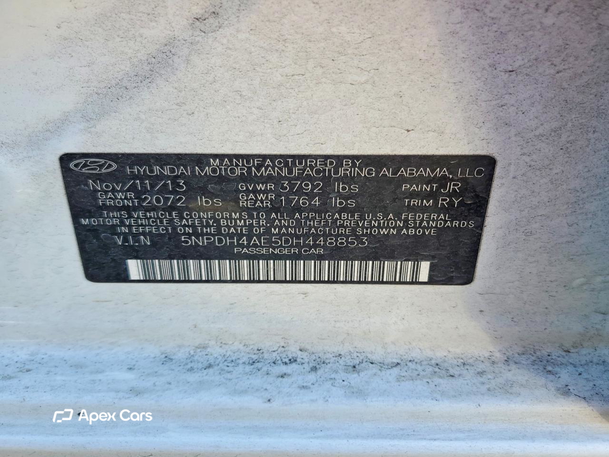Hyundai Elantra 2013