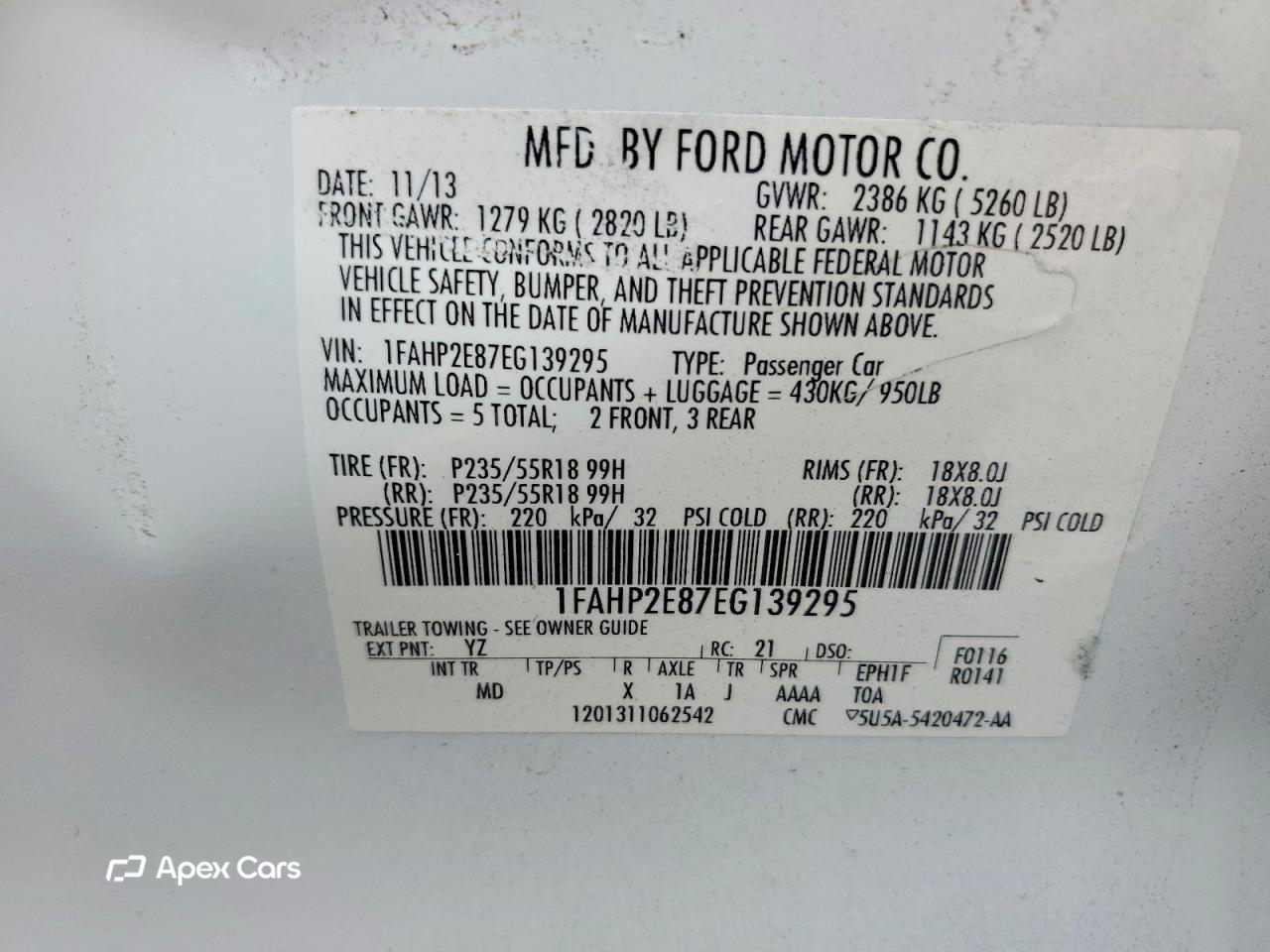 Ford Taurus 2014