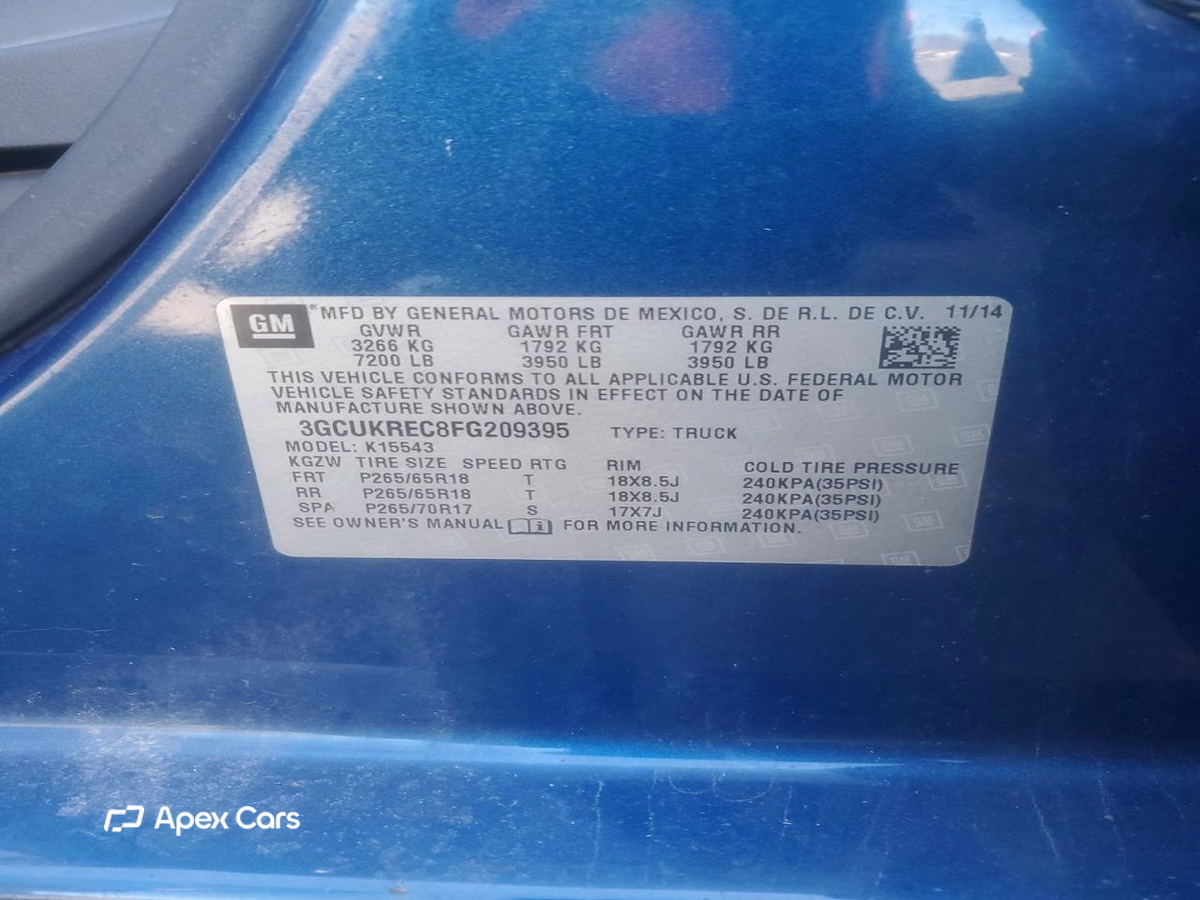 Chevrolet Silverado 2015