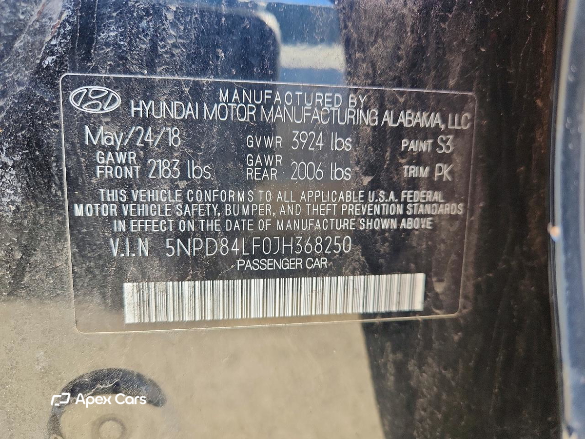 Hyundai Elantra 2018