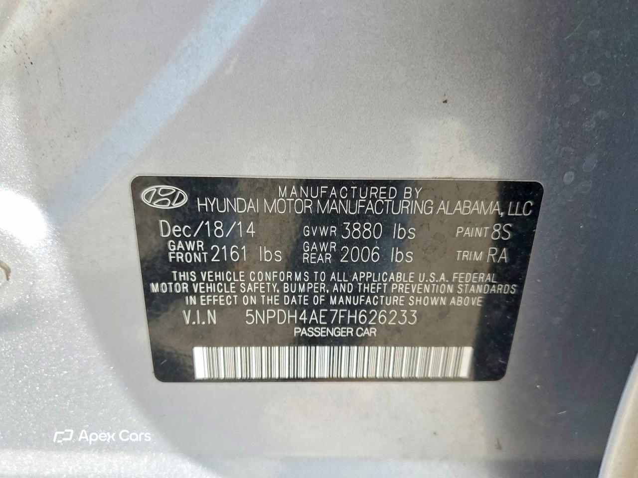 Hyundai Elantra 2015