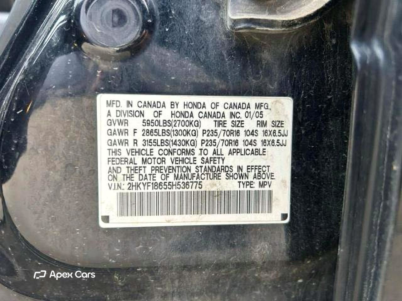 Honda Pilot 2005