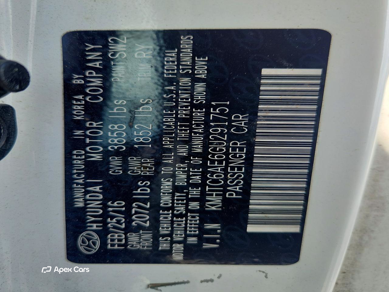 Hyundai Veloster 2016