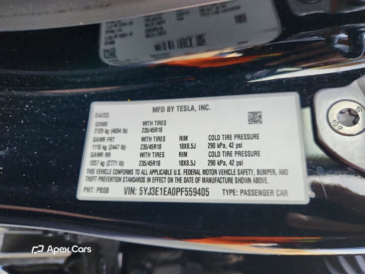 Tesla Model 3 2023