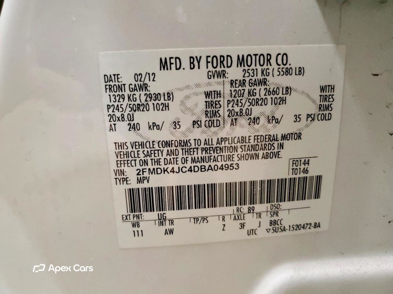 Ford Edge 2013