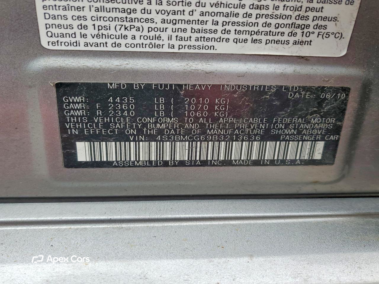 Subaru Legacy 2011