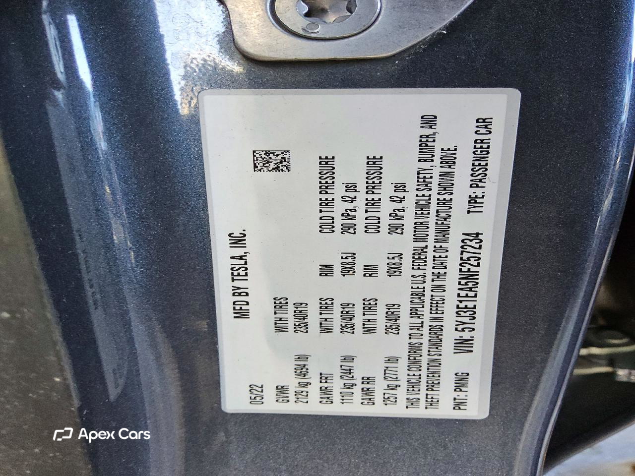 Tesla Model 3 2022