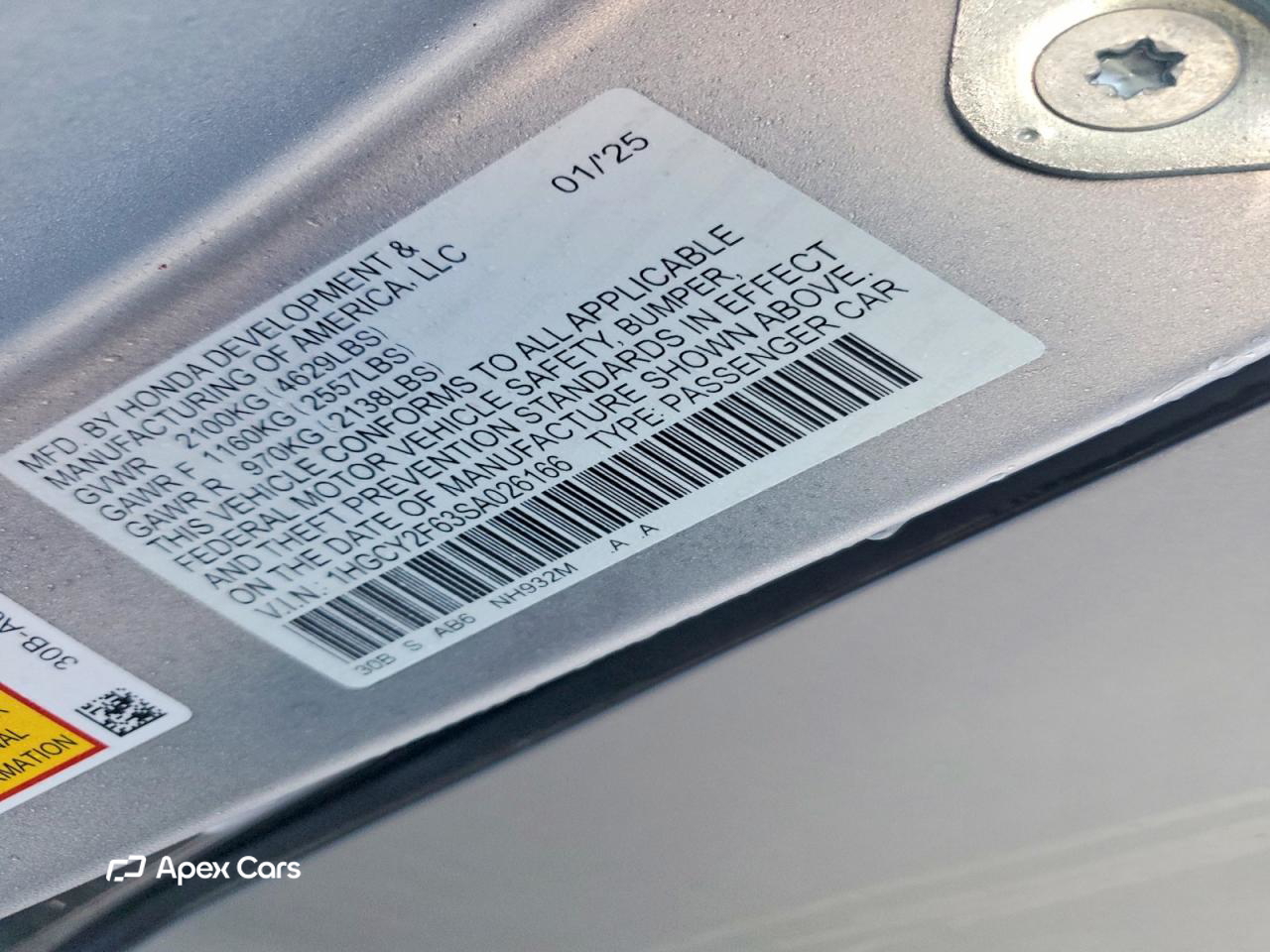 Honda Accord 2025