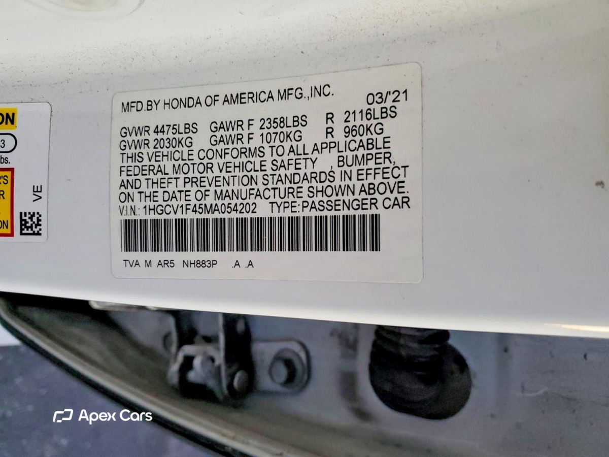 Honda Accord 2021