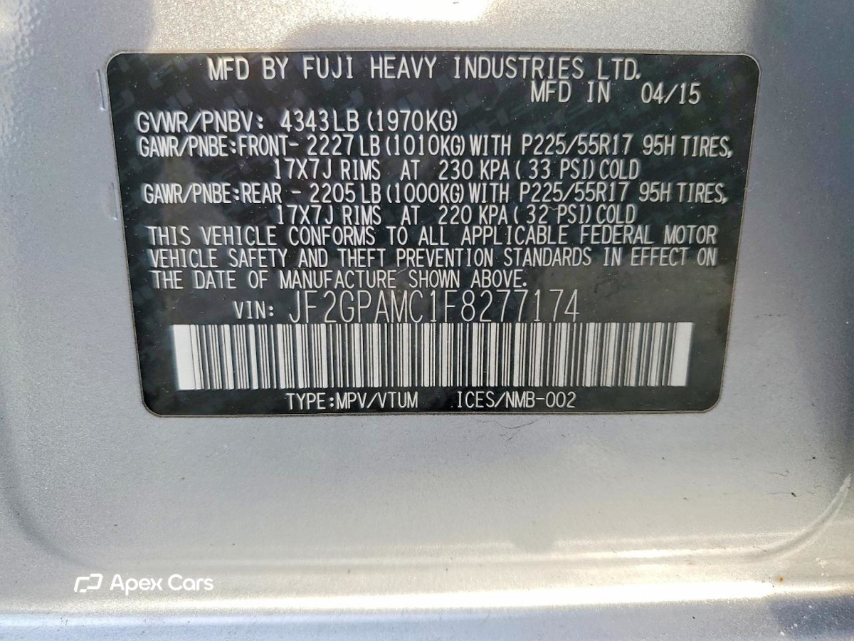 Subaru XV 2015