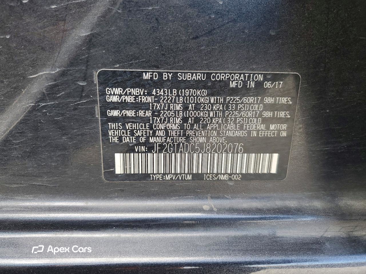 Subaru XV 2018