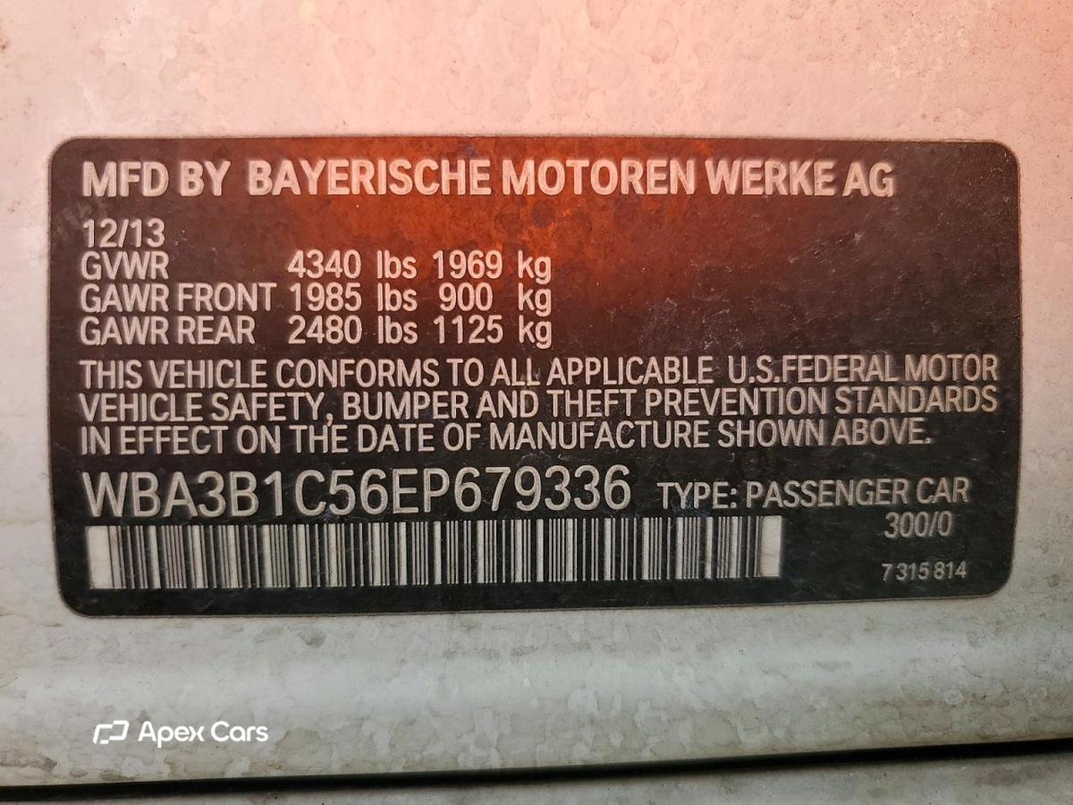 BMW Series 3 2014