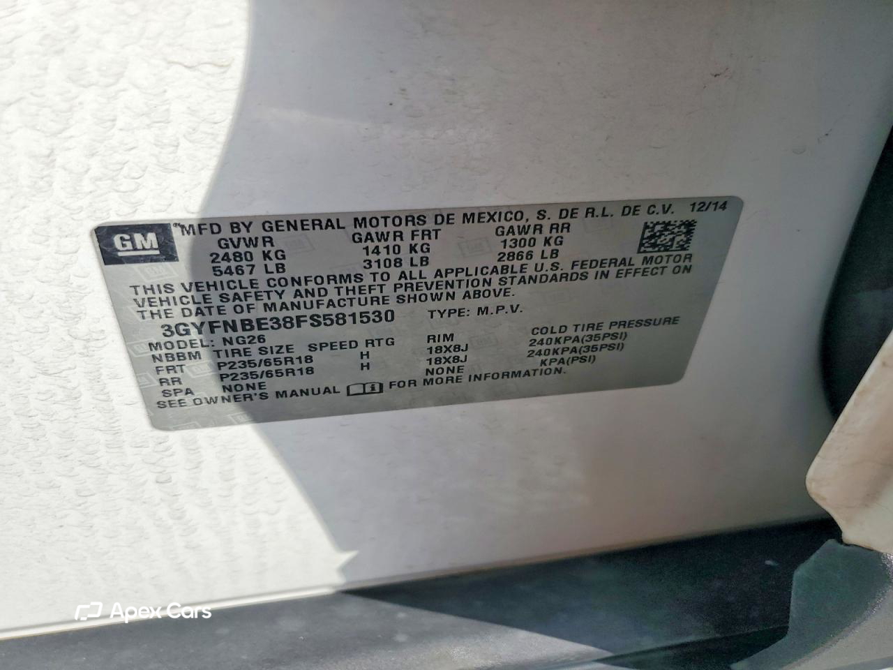 Cadillac SRX 2015