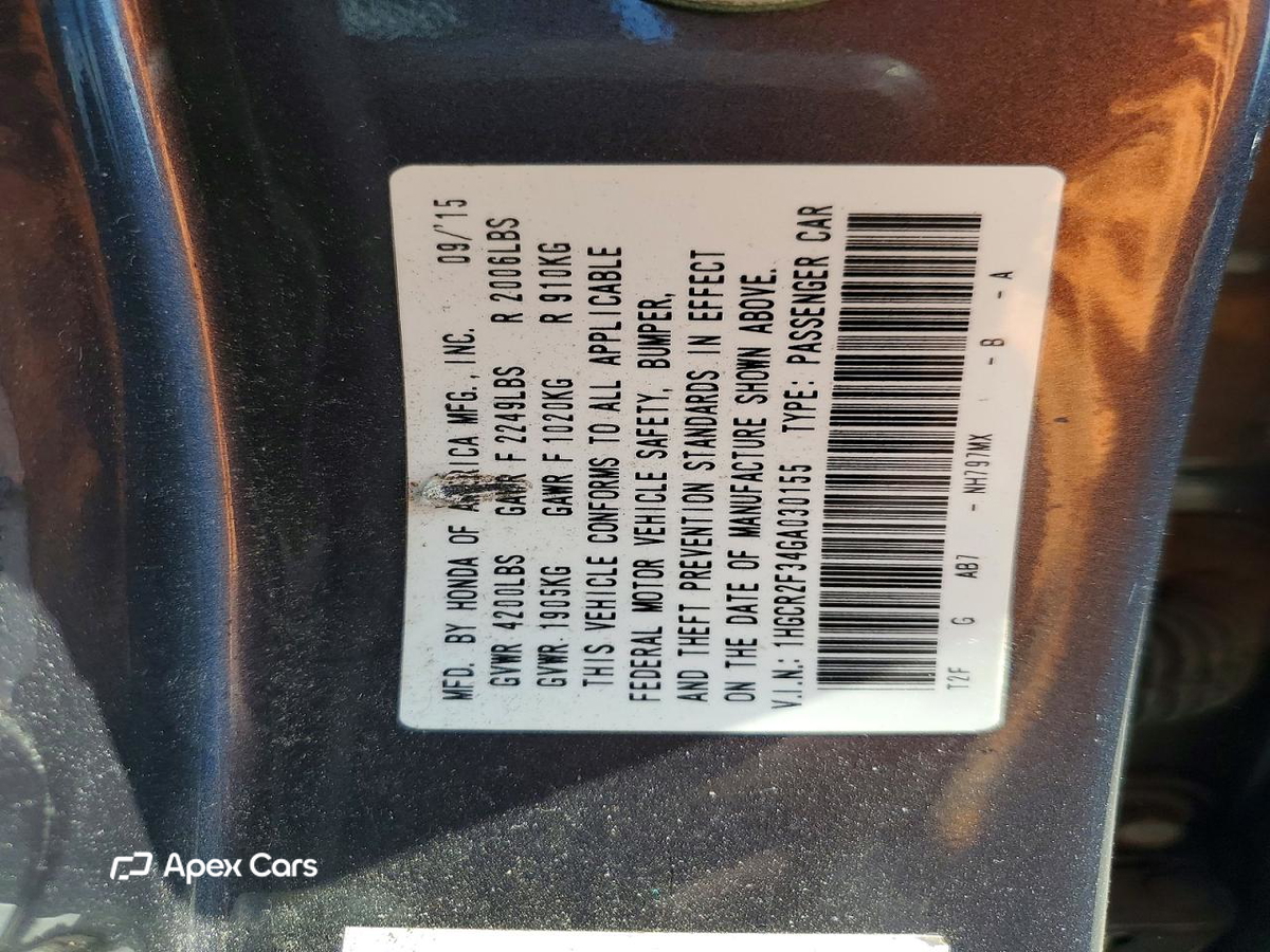 Honda Accord 2016