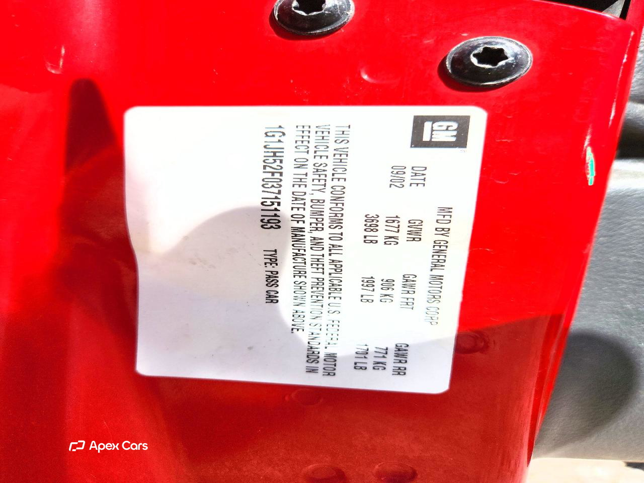 Chevrolet Cavalier 2003