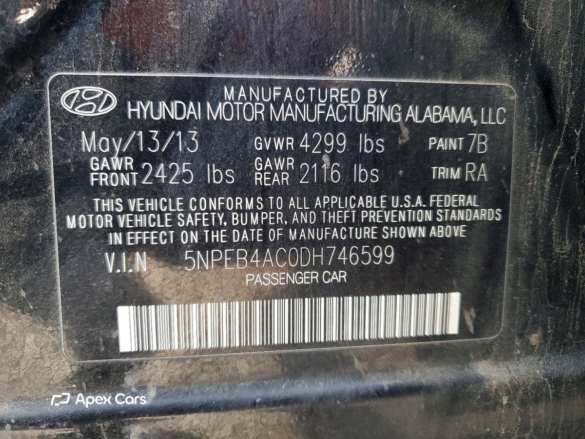 Hyundai Sonata 2013