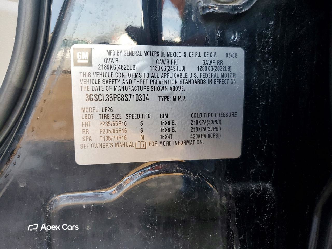 Saturn VUE 2008