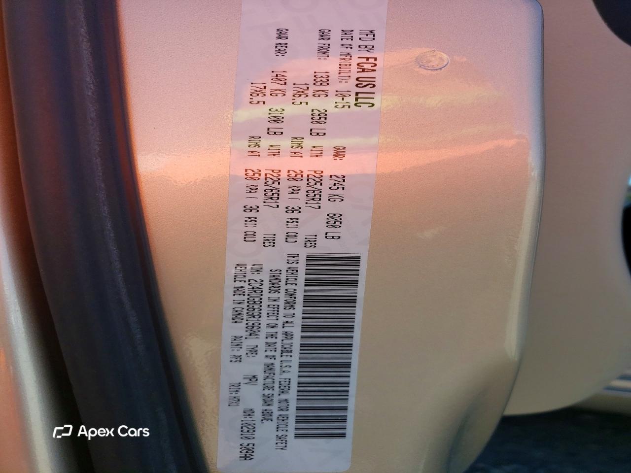 Dodge Caravan 2016