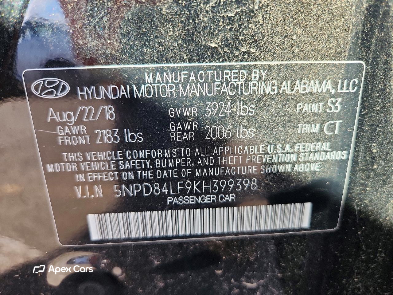 Hyundai Elantra 2019