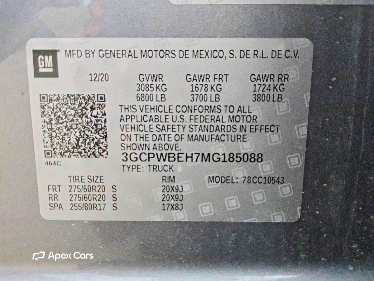 Chevrolet Silverado 2021