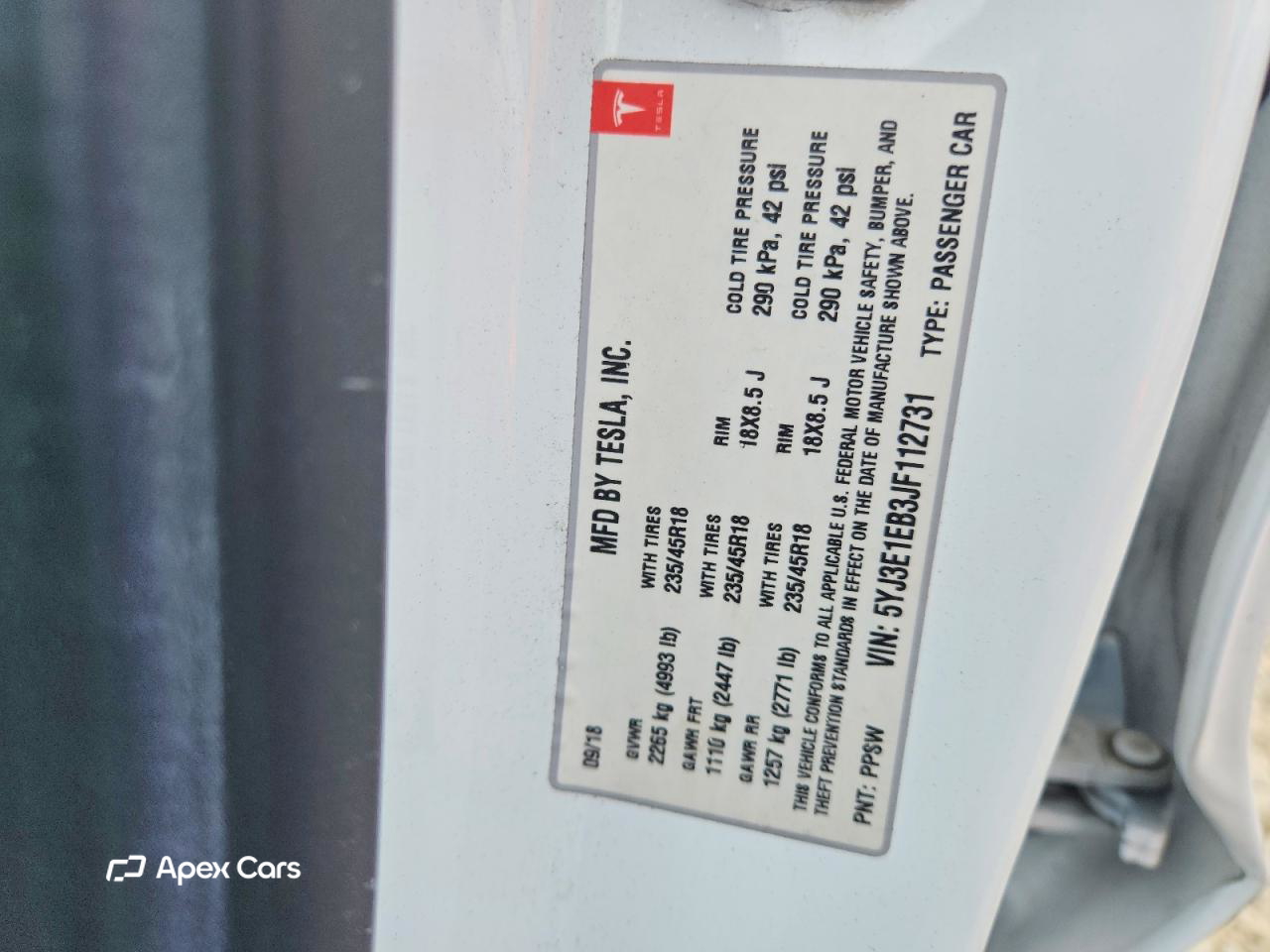 Tesla Model 3 2018