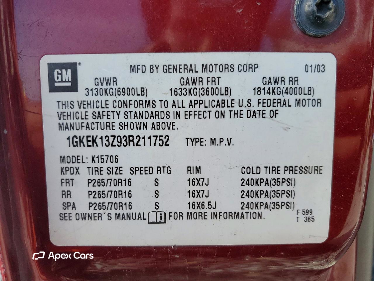 GMC Yukon 2003